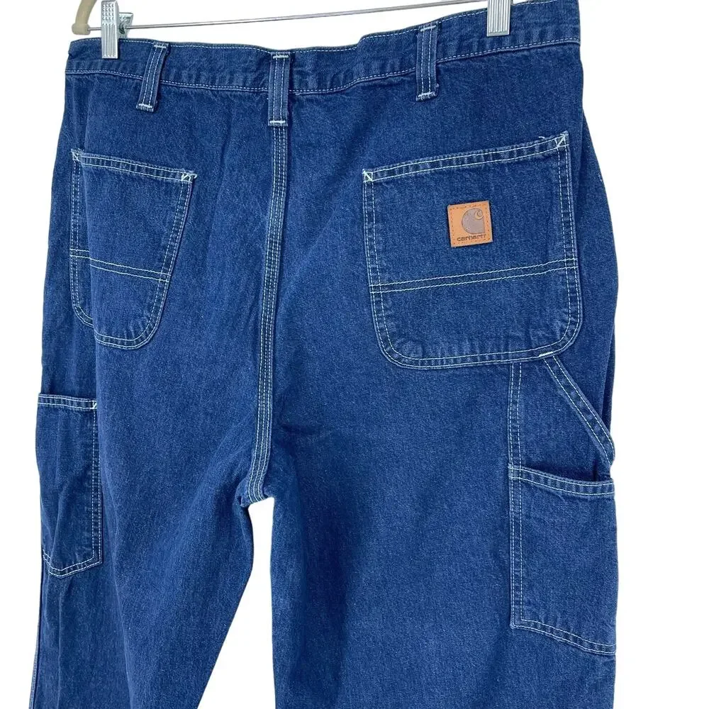 Carhartt Dungaree Fit Carpenter Jeans‎ Blue Men’s Size 38x30